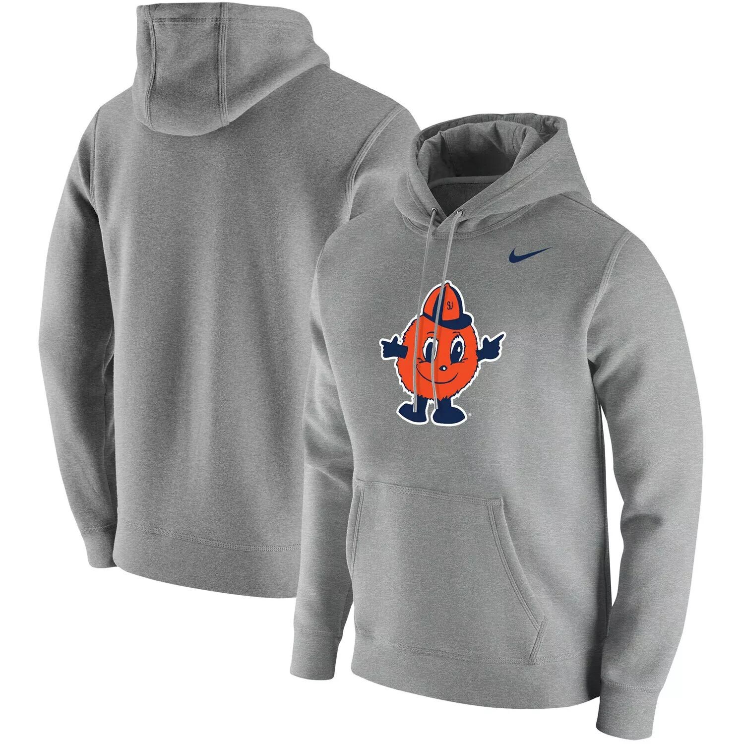 Мужской серый пуловер с капюшоном с логотипом Syracuse Orange Vintage School Nike
Мужской серый пуловер с капюшоном с логотипом Syracuse Orange Vintage School Nike