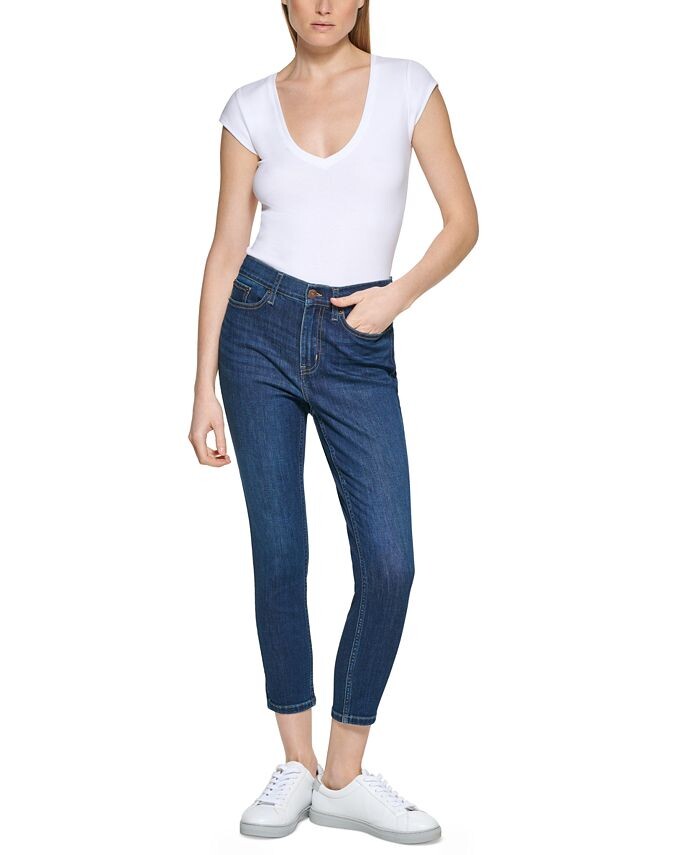 Джинсы скинни до щиколотки Petite с высокой посадкой 27 дюймов Calvin Klein Jeans, цвет Pacific
Джинсы скинни до щиколотки Petite с высокой посадкой 27 дюймов Calvin Klein Jeans, цвет Pacific