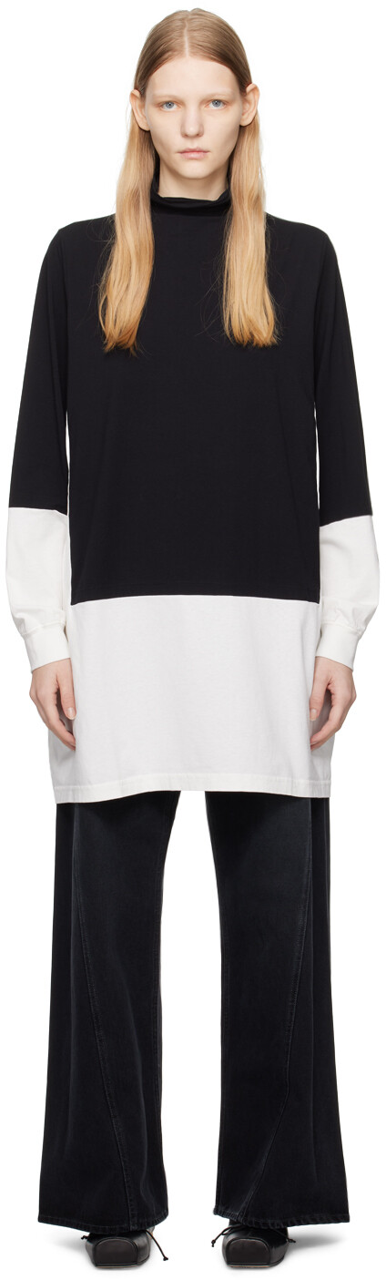 Черно-белое мини-платье со вставками MM6 Maison Margiela, Черный, Черно-белое мини-платье со вставками MM6 Maison Margiela
Черно-белое мини-платье со вставками MM6 Maison Margiela, Черный, Черно-белое мини-платье со вставками MM6 Maison Margiela