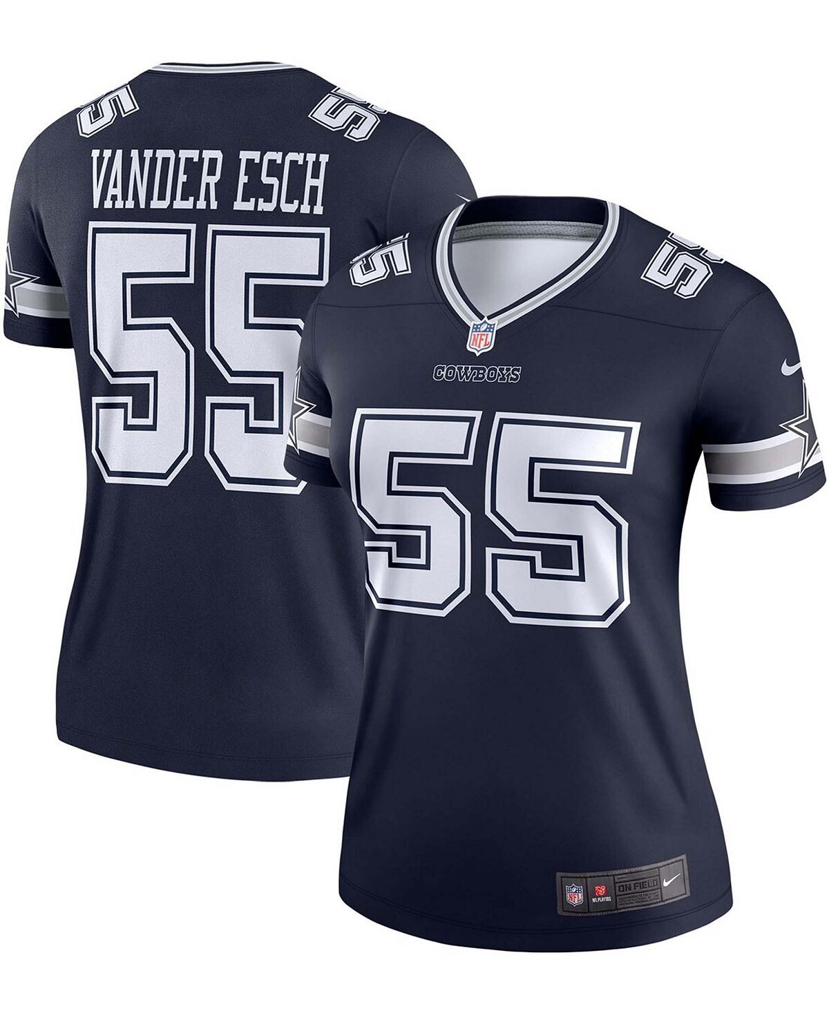 Женская темно-синяя майка Leighton Vander Esch Dallas Cowboys Legend Player Nike, темно-синий
Женская темно-синяя майка Leighton Vander Esch Dallas Cowboys Legend Player Nike, темно-синий
