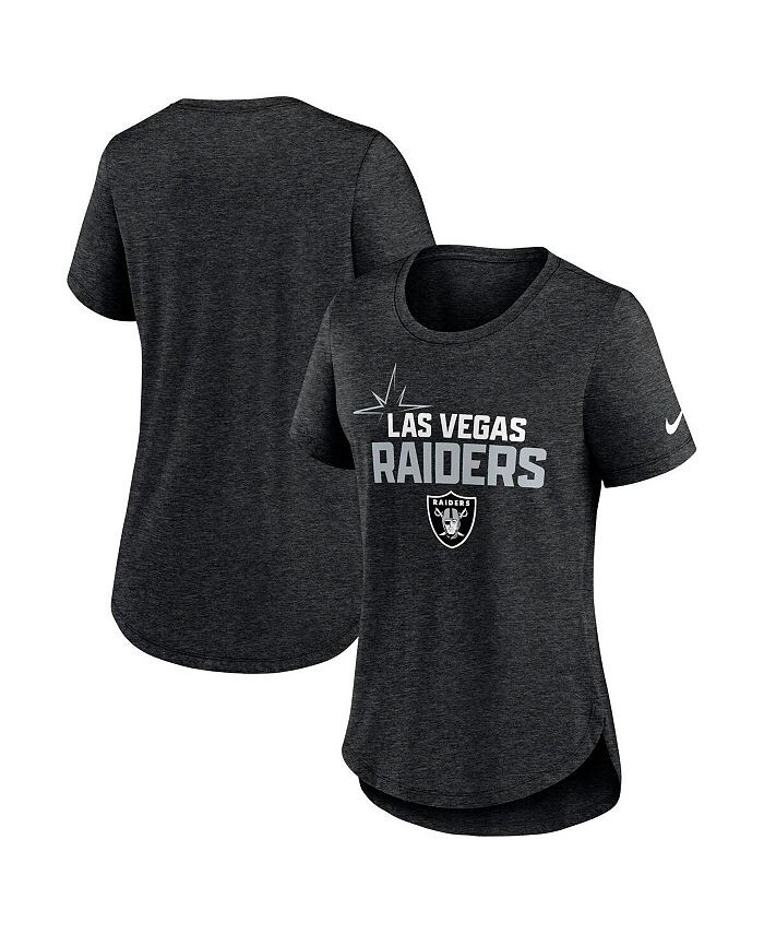 Женская черная футболка из трех смесей Heather Las Vegas Raiders Local Fashion Nike, черный
Женская черная футболка из трех смесей Heather Las Vegas Raiders Local Fashion Nike, черный