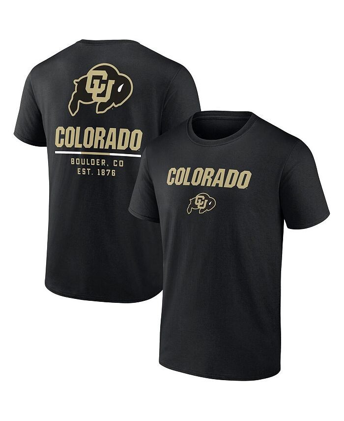 Мужская черная футболка с логотипом Colorado Buffaloes Game Day 2-Hit Fanatics, черный
Мужская черная футболка с логотипом Colorado Buffaloes Game Day 2-Hit Fanatics, черный