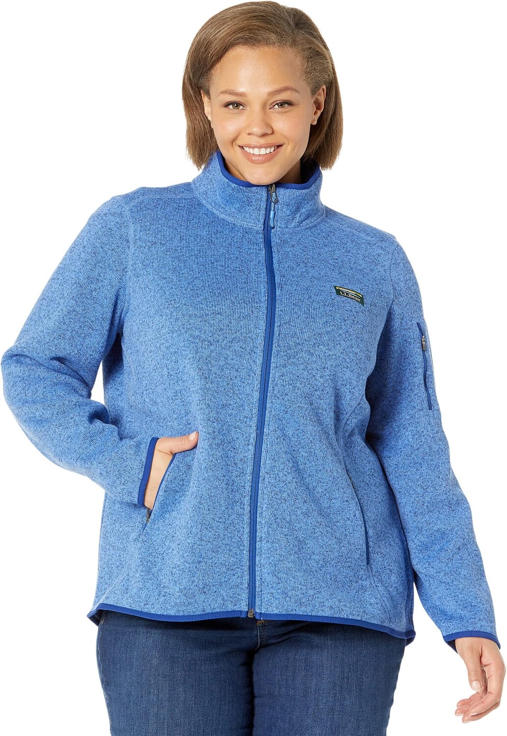 Куртка Plus Size Bean's Sweater Fleece Full Zip Jacket L.L.Bean, цвет Arctic Blue
Куртка Plus Size Bean's Sweater Fleece Full Zip Jacket L.L.Bean, цвет Arctic Blue