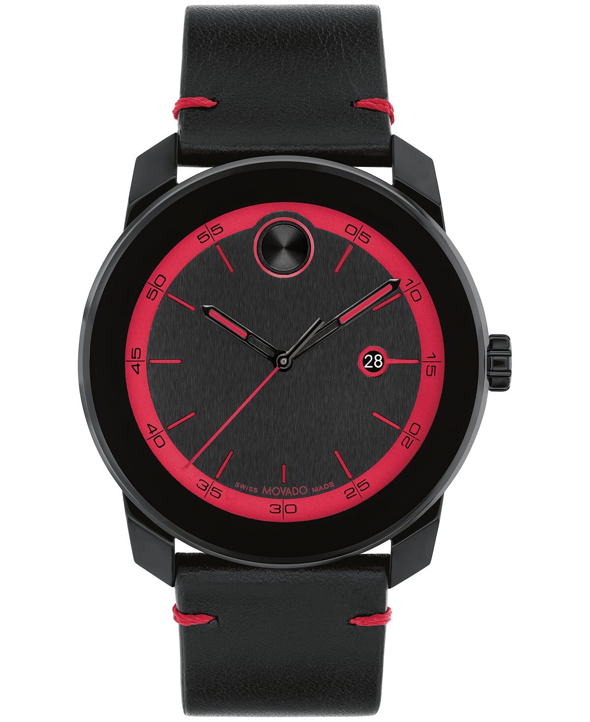 Мужские часы Bold Tr90 со швейцарским кварцем, черные кожаные часы, 42 мм Movado
Мужские часы Bold Tr90 со швейцарским кварцем, черные кожаные часы, 42 мм Movado