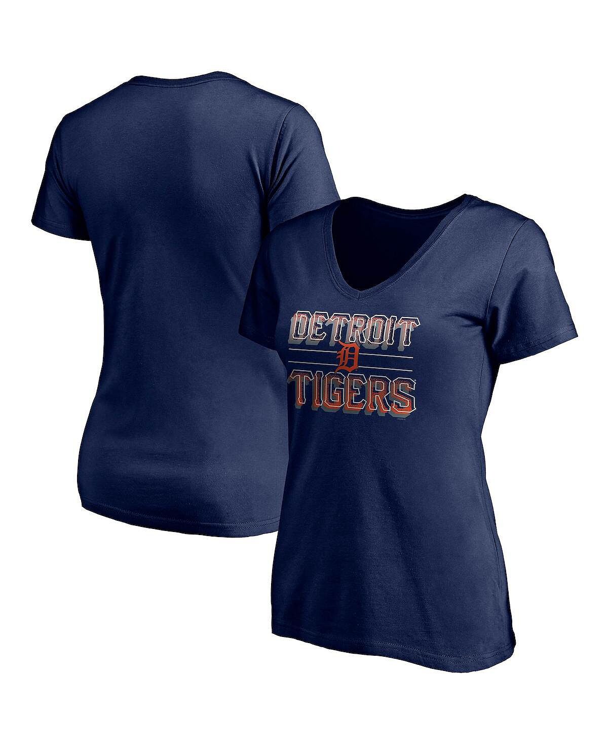 Женская темно-синяя футболка с логотипом Detroit Tigers Compulsion to Win с v-образным вырезом Fanatics, темно-синий
Женская темно-синяя футболка с логотипом Detroit Tigers Compulsion to Win с v-образным вырезом Fanatics, темно-синий
