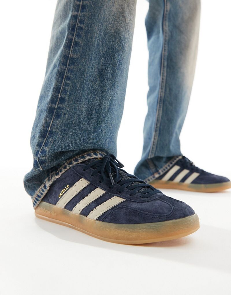 Adidas Originals – Gazelle Indoor – спортивная обувь темно-синего и бежевого цвета
Adidas Originals – Gazelle Indoor – спортивная обувь темно-синего и бежевого цвета