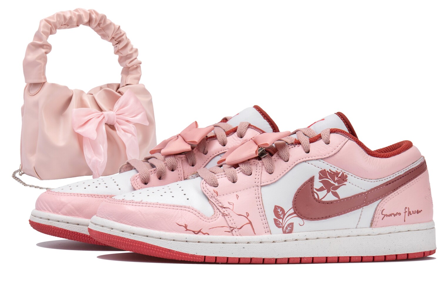 Кроссовки Air Jordan 1 Vintage Basketball Shoes Women's Low-top White/pink/red, белый/красный
Кроссовки Air Jordan 1 Vintage Basketball Shoes Women's Low-top White/pink/red, белый/красный