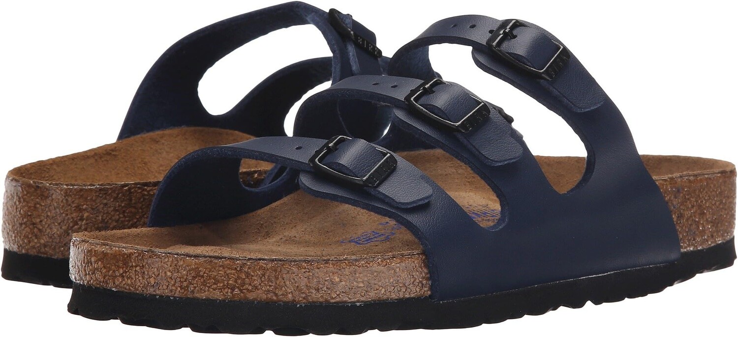 Сандалии на плоской подошве Florida Soft Footbed - Birko-Flor Birkenstock, цвет Navy Birko-Flor
Сандалии на плоской подошве Florida Soft Footbed - Birko-Flor Birkenstock, цвет Navy Birko-Flor