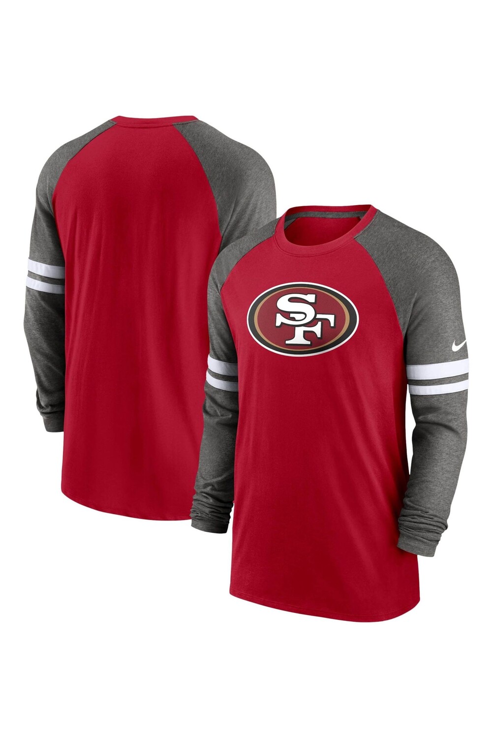 Хлопковая футболка Fanatics San Francisco 49ers Dri-Fit с рукавами реглан Nike Nike, красный
Хлопковая футболка Fanatics San Francisco 49ers Dri-Fit с рукавами реглан Nike Nike, красный