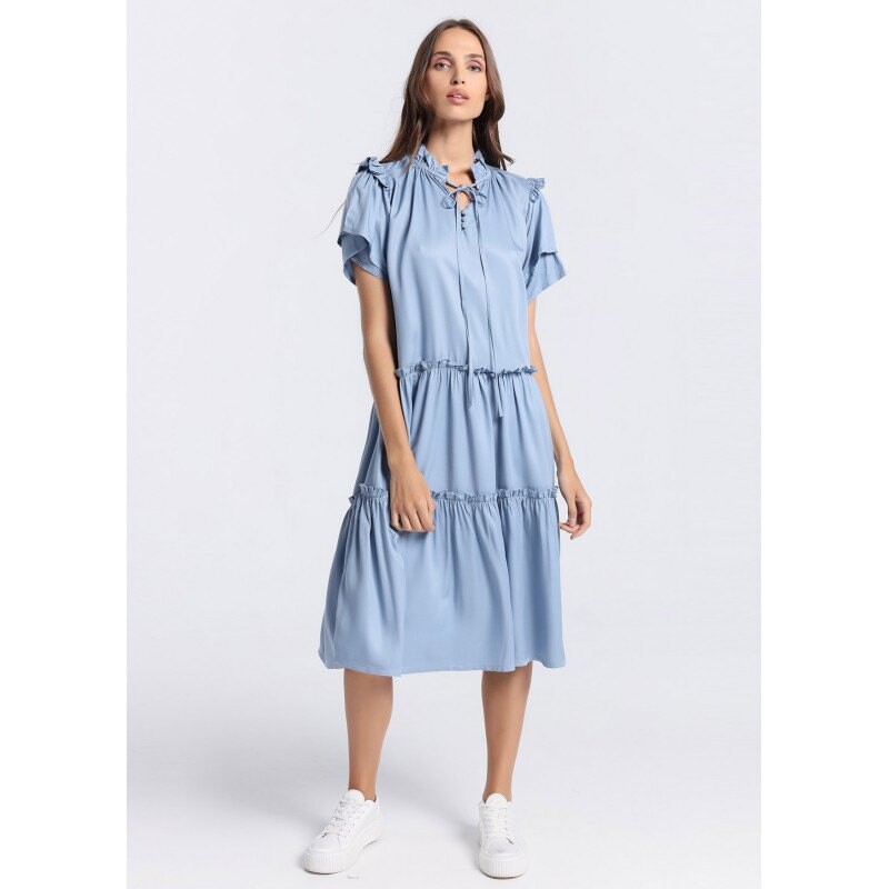 Короткое платье Victorio & Lucchino 134698-3596-739 Neck Bow Short Sleeve, синий
Короткое платье Victorio & Lucchino 134698-3596-739 Neck Bow Short Sleeve, синий