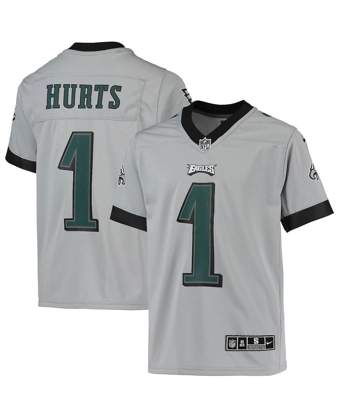 Серебряная майка Big Boys Jalen Hurts Philadelphia Eagles Inverted Team Game Nike
Серебряная майка Big Boys Jalen Hurts Philadelphia Eagles Inverted Team Game Nike