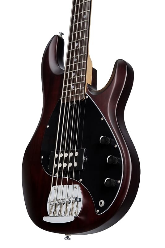 Басс гитара Sterling RAY5-WS-R1 Ray5 WS/M Walnut Satin 5-String Electric Bass Guitar
Басс гитара Sterling RAY5-WS-R1 Ray5 WS/M Walnut Satin 5-String Electric Bass Guitar