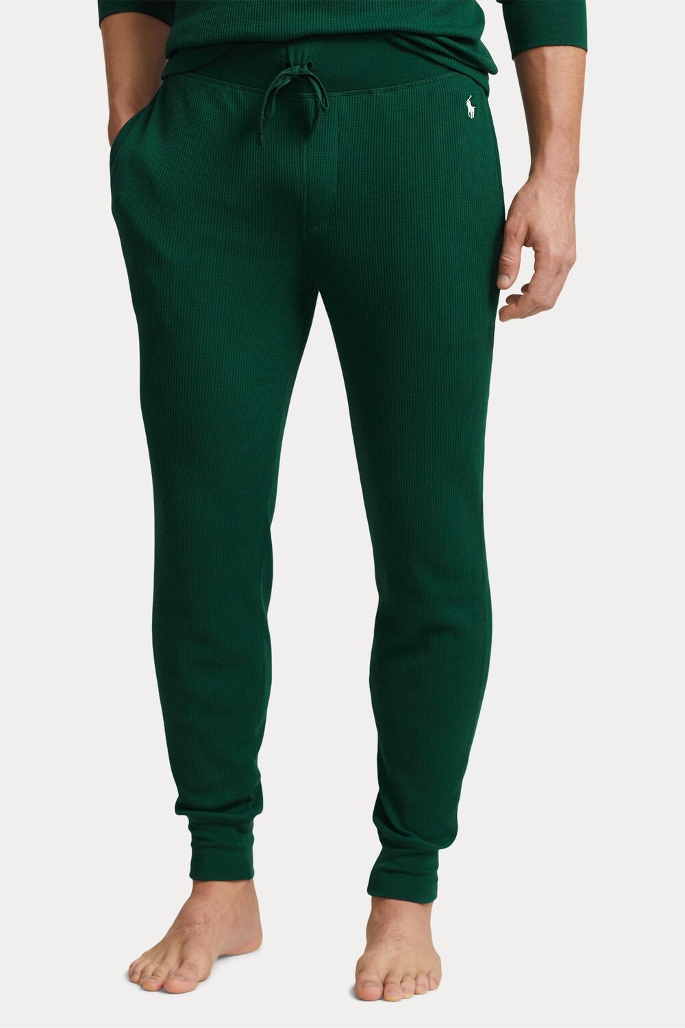Зеленые вязаные джоггеры для сна с вафельной фактурой Polo Ralph Lauren, зеленый
Зеленые вязаные джоггеры для сна с вафельной фактурой Polo Ralph Lauren, зеленый