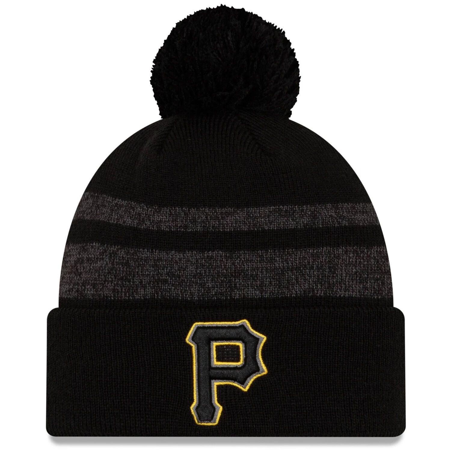 Мужская черная вязаная шапка с манжетами и помпоном New Era Pittsburgh Pirates Dispatch
Мужская черная вязаная шапка с манжетами и помпоном New Era Pittsburgh Pirates Dispatch