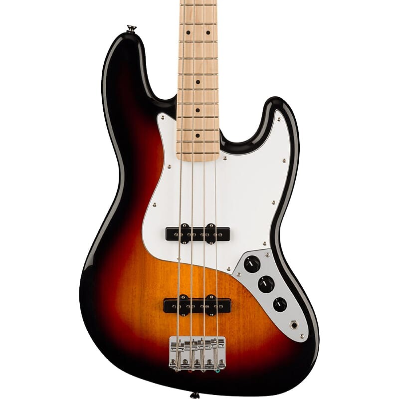 Басс гитара Squier Affinity Series Jazz Bass Maple, White Pickguard, 3 Color Sunburst
Басс гитара Squier Affinity Series Jazz Bass Maple, White Pickguard, 3 Color Sunburst