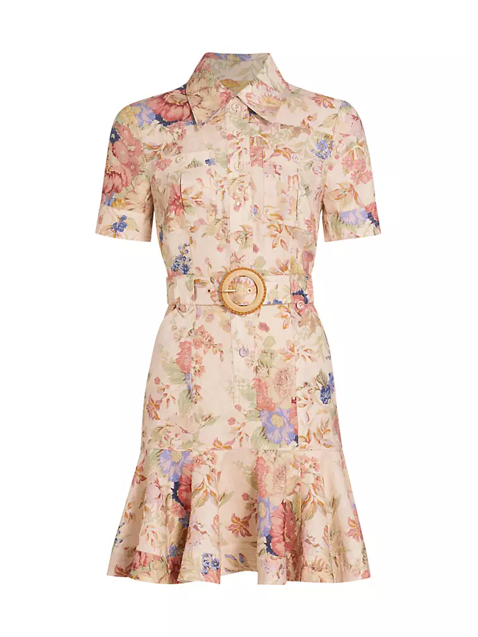 Льняное мини-платье August с поясом и цветочным принтом Zimmermann, цвет cream floral
Льняное мини-платье August с поясом и цветочным принтом Zimmermann, цвет cream floral