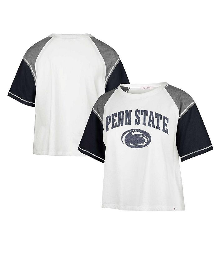 Белая женская укороченная футболка Penn State Nittany Lions Serenity Gia '47 Brand, белый
Белая женская укороченная футболка Penn State Nittany Lions Serenity Gia '47 Brand, белый