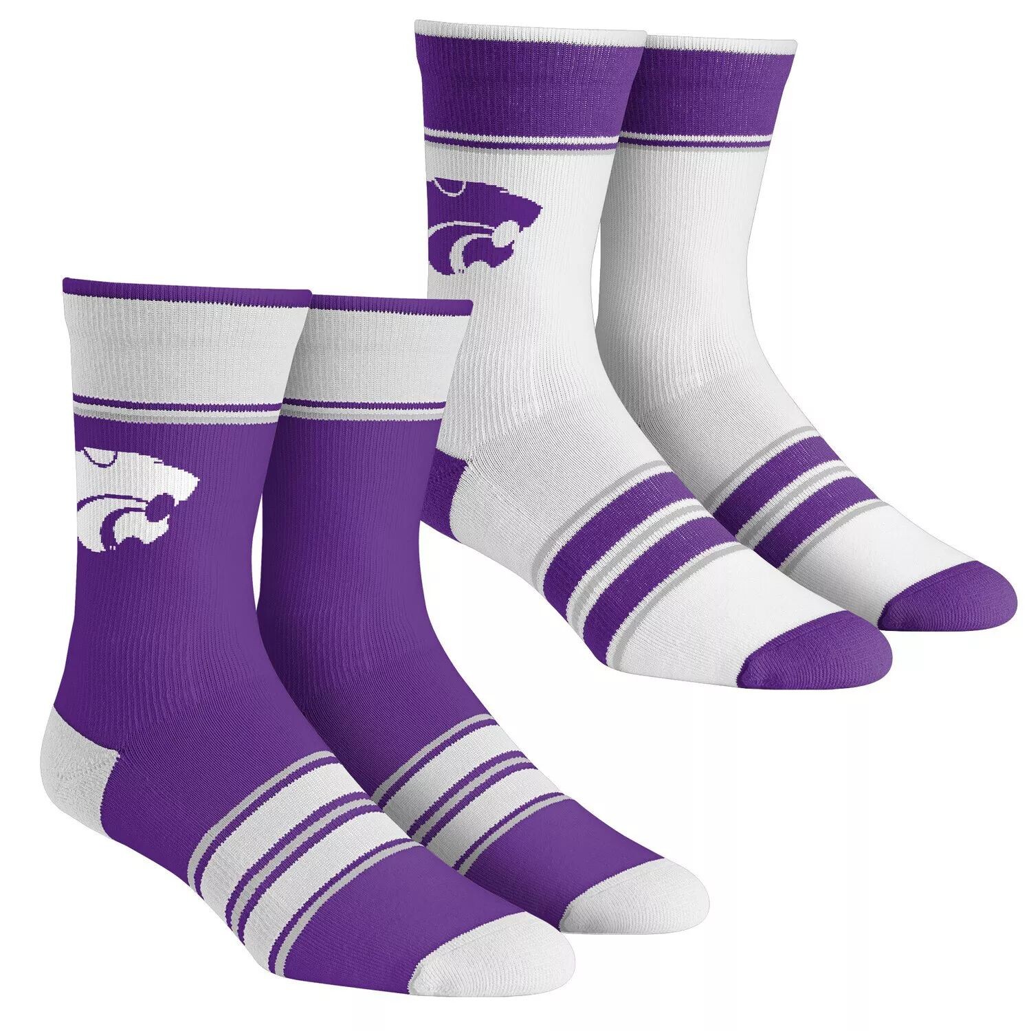 Комплект из 2 носков Youth Rock Em Socks Kansas State Wildcats в несколько полосок Team Crew Unbranded
Комплект из 2 носков Youth Rock Em Socks Kansas State Wildcats в несколько полосок Team Crew Unbranded