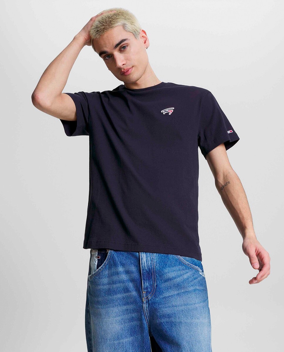Мужская футболка с короткими рукавами и вышитым логотипом Tommy Hilfiger, темно-синий
Мужская футболка с короткими рукавами и вышитым логотипом Tommy Hilfiger, темно-синий