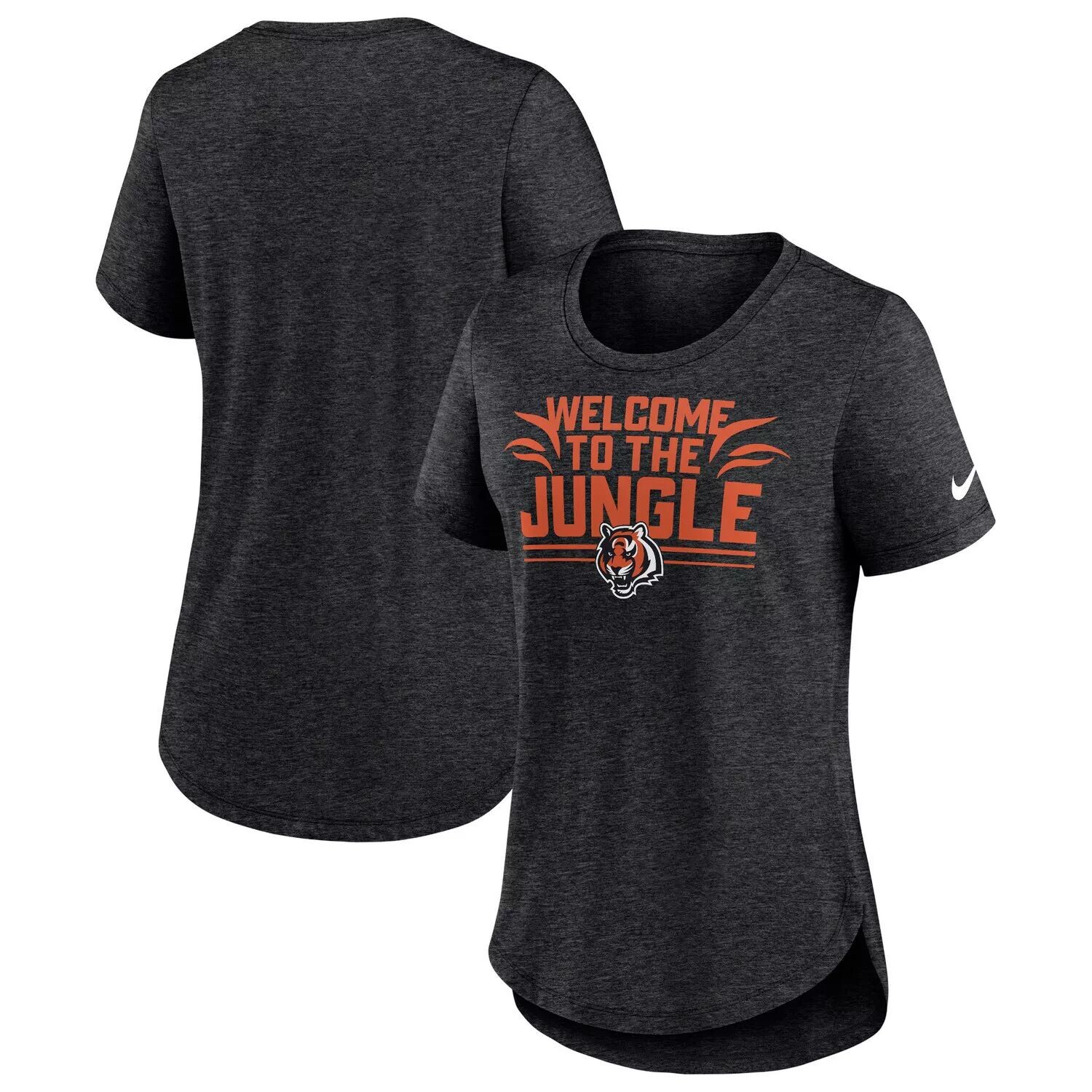 Женская футболка Nike Heather Black Cincinnati Bengals Local Fashion Tri-Blend Nike
Женская футболка Nike Heather Black Cincinnati Bengals Local Fashion Tri-Blend Nike