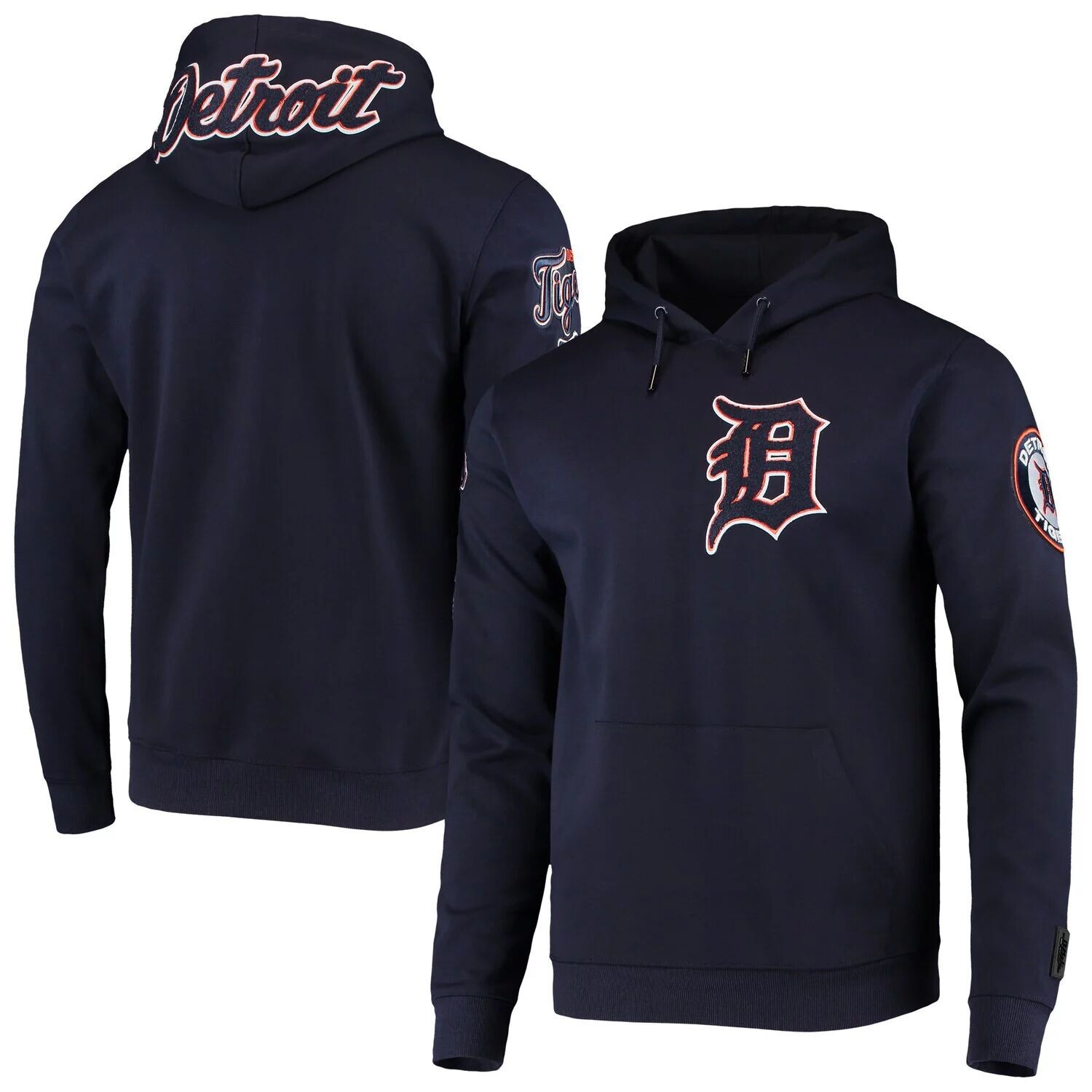 Мужской пуловер с капюшоном и логотипом команды Pro Standard темно-синего цвета Detroit Tigers Team, Синий
Мужской пуловер с капюшоном и логотипом команды Pro Standard темно-синего цвета Detroit Tigers Team, Синий