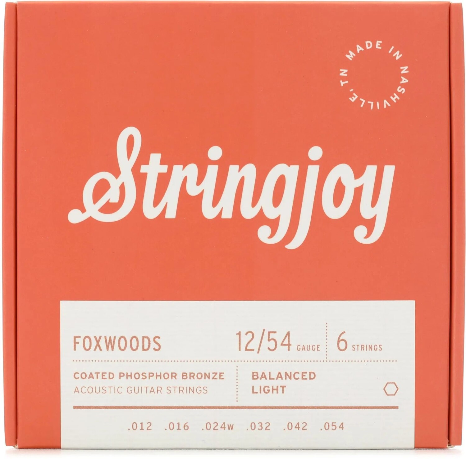 Струны Stringjoy Foxwoods для акустической гитары из фосфористой бронзы — легкий калибр (.012–.054)
Струны Stringjoy Foxwoods для акустической гитары из фосфористой бронзы — легкий калибр (.012–.054)