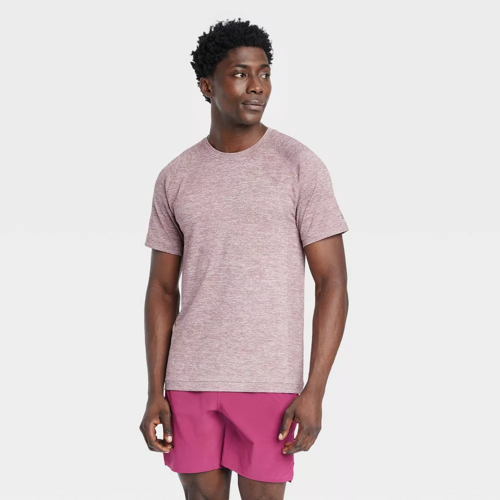 Мужская бесшовная футболка с коротким рукавом - All In Motion, цвет Light Mauve
Мужская бесшовная футболка с коротким рукавом - All In Motion, цвет Light Mauve