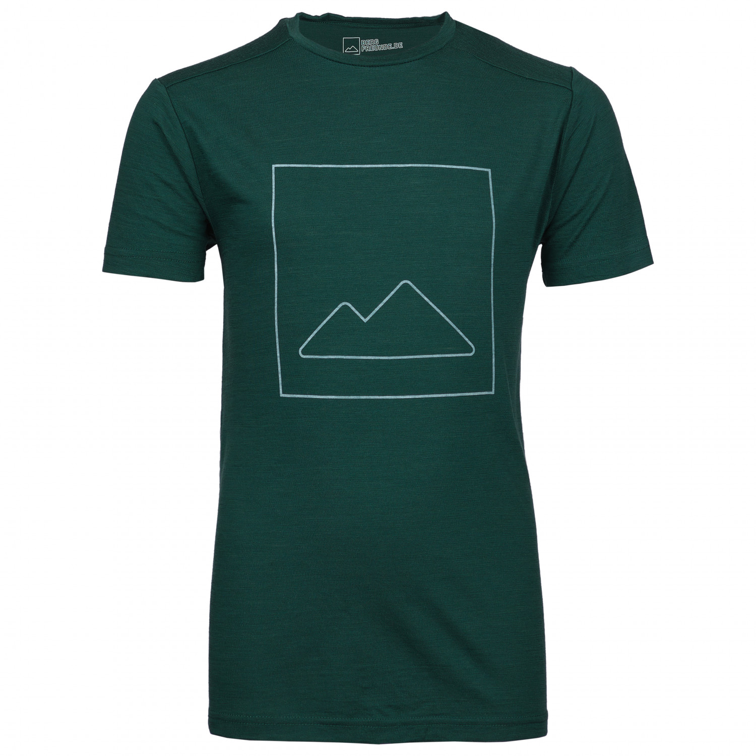 

Рубашка из мериноса Bergfreunde Kid's Merino150 Bergfreunde Outline T Shirt, цвет English Green