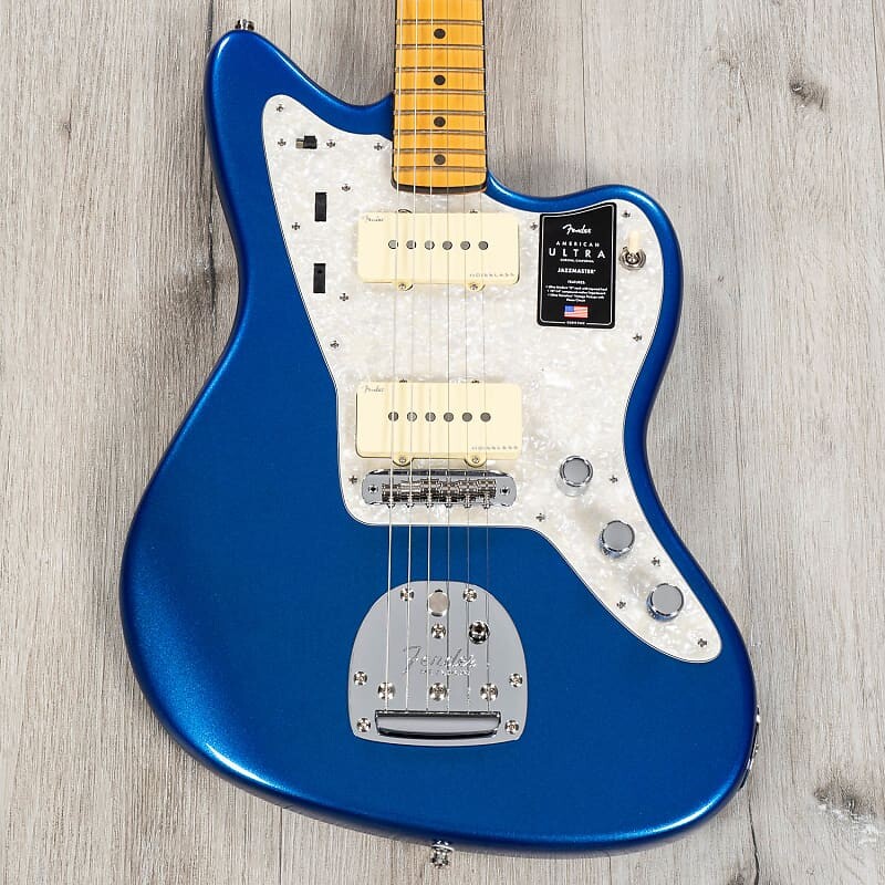 Электрогитара Fender American Ultra Jazzmaster Guitar w/ Case, Maple Fingerboard, Cobra Blue
Электрогитара Fender American Ultra Jazzmaster Guitar w/ Case, Maple Fingerboard, Cobra Blue