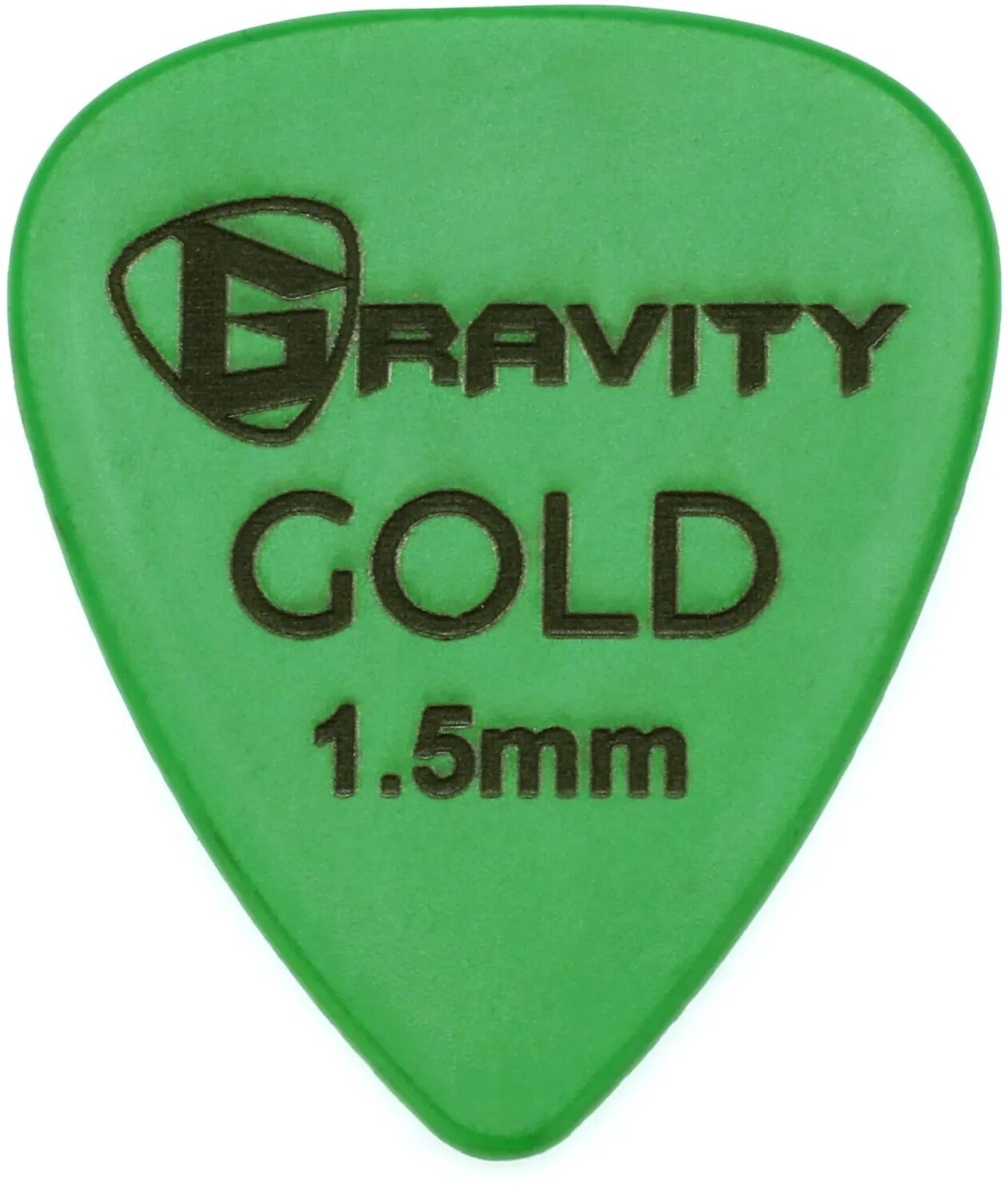 Gravity Picks Цветное золото Традиционный медиатор каплевидной формы - 1,5 мм Зеленый
Gravity Picks Цветное золото Традиционный медиатор каплевидной формы - 1,5 мм Зеленый