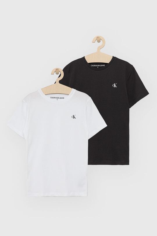 Детская хлопковая футболка Calvin Klein Jeans (2 шт.) IB0IB01093.PPYY, черный
Детская хлопковая футболка Calvin Klein Jeans (2 шт.) IB0IB01093.PPYY, черный