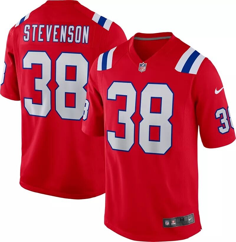 Мужская футболка Nike New England Patriots Рамондра Стивенсона № 38 альтернативного красного игрового цвета
Мужская футболка Nike New England Patriots Рамондра Стивенсона № 38 альтернативного красного игрового цвета