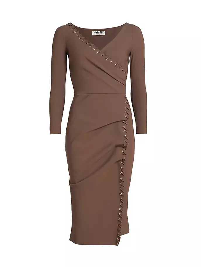 Трикотажное платье миди Elma со шнуровкой Chiara Boni La Petite Robe, цвет cafe au lait
Трикотажное платье миди Elma со шнуровкой Chiara Boni La Petite Robe, цвет cafe au lait