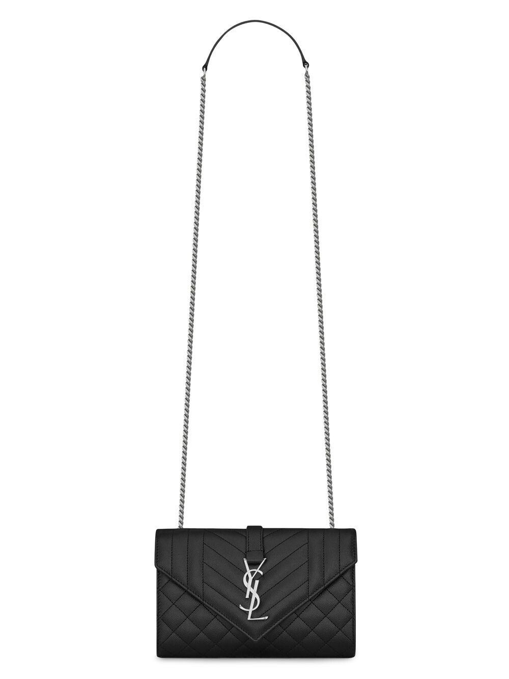 Маленькая сумка-конверт из кожи с тиснением Matelassé Grain De Poudre Saint Laurent
Маленькая сумка-конверт из кожи с тиснением Matelassé Grain De Poudre Saint Laurent