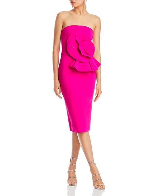 Коктейльное платье без бретелек с украшением Chiara Boni La Petite Robe, цвет Pink
Коктейльное платье без бретелек с украшением Chiara Boni La Petite Robe, цвет Pink