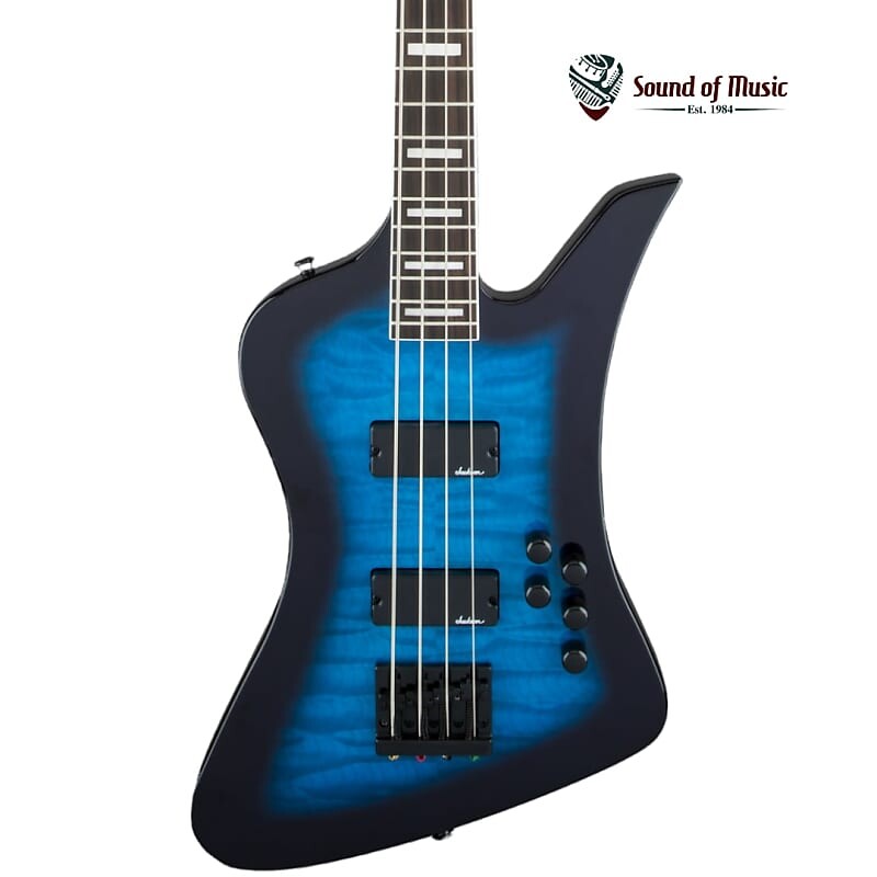 Басс гитара Jackson JS Series Kelly Bird JS3Q, Amaranth Fingerboard - Transparent Blue Burst
Басс гитара Jackson JS Series Kelly Bird JS3Q, Amaranth Fingerboard - Transparent Blue Burst