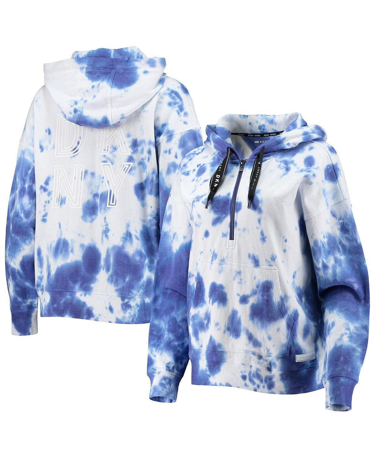 Женская сине-белая толстовка оверсайз с молнией до половины длины Tampa Bay Lightning Dakota Tie Dye DKNY
Женская сине-белая толстовка оверсайз с молнией до половины длины Tampa Bay Lightning Dakota Tie Dye DKNY