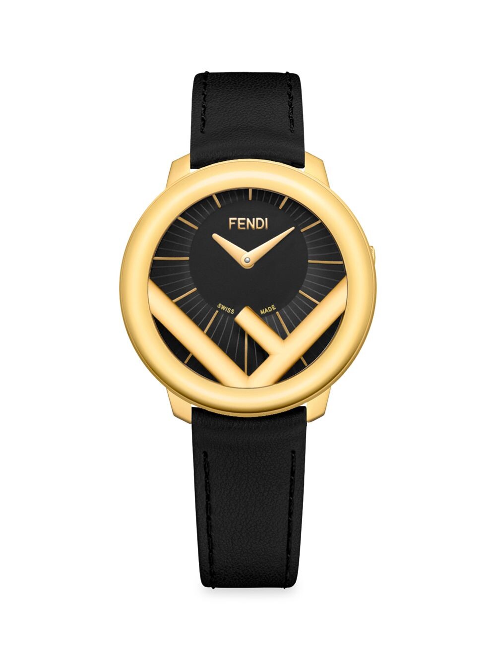 Часы Run Away из нержавеющей стали и с кожаным ремешком Fendi Timepieces, золотой
Часы Run Away из нержавеющей стали и с кожаным ремешком Fendi Timepieces, золотой