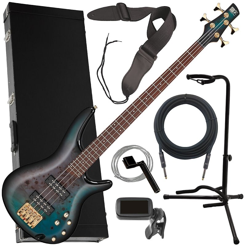 Басс гитара Ibanez SR400EPBDX 4-String Bass - Tropical Seafloor Burst COMPLETE BASS BUNDLE
Басс гитара Ibanez SR400EPBDX 4-String Bass - Tropical Seafloor Burst COMPLETE BASS BUNDLE