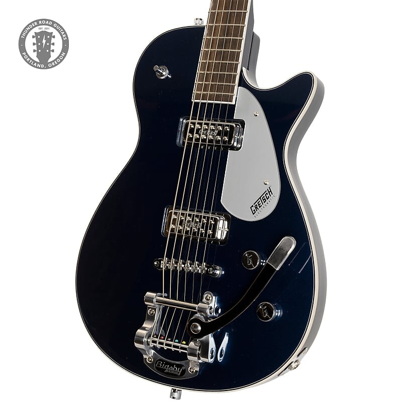 Электрогитара 2021 Gretsch G5260T Electromatic Jet Baritone Midnight Sapphire with Bigsby
Электрогитара 2021 Gretsch G5260T Electromatic Jet Baritone Midnight Sapphire with Bigsby