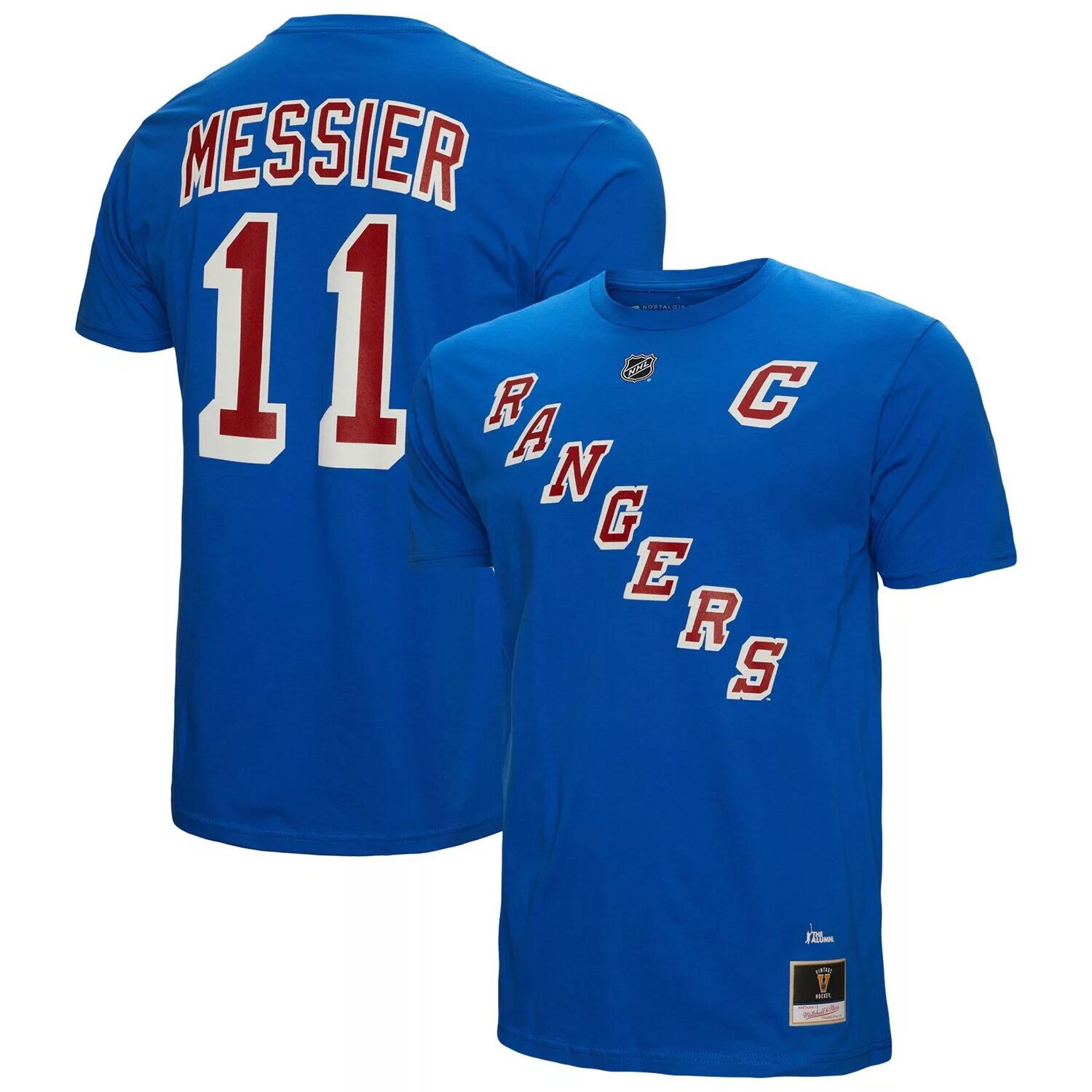 Мужская синяя футболка с именем и номером Mitchell & Ness Mark Messier New York Rangers, Синий
Мужская синяя футболка с именем и номером Mitchell & Ness Mark Messier New York Rangers, Синий