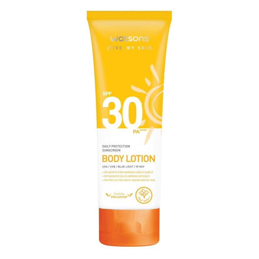 Watsons Солнцезащитный лосьон для тела Love My Skin Daily Protection SPF30 100 мл, White
Watsons Солнцезащитный лосьон для тела Love My Skin Daily Protection SPF30 100 мл, White