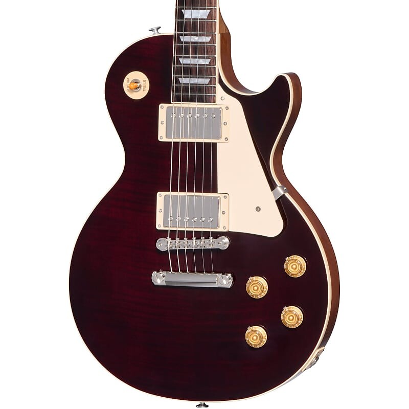 Электрогитара Gibson Les Paul Standard 50s Figured Top Electric Guitar - Translucent Oxblood
Электрогитара Gibson Les Paul Standard 50s Figured Top Electric Guitar - Translucent Oxblood