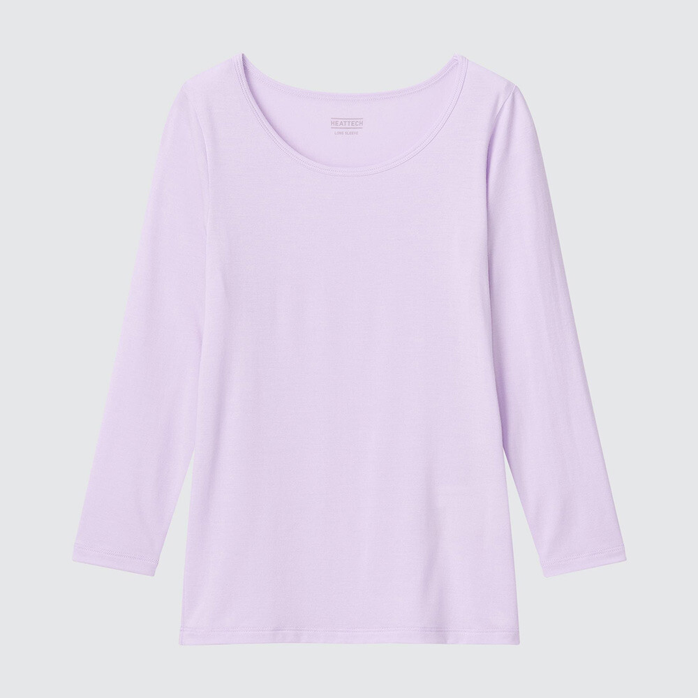 Футболка Uniqlo Thermal Clothing Heattech с U-образным вырезом и рукавами девять четвертей, светло-фиолетовый
Футболка Uniqlo Thermal Clothing Heattech с U-образным вырезом и рукавами девять четвертей, светло-фиолетовый
