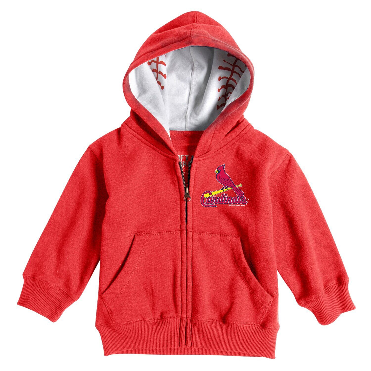 Толстовка с капюшоном на молнии во всю длину и бейсболом с принтом Toddler Soft as a Grape Red St. Louis Cardinals Unbranded
Толстовка с капюшоном на молнии во всю длину и бейсболом с принтом Toddler Soft as a Grape Red St. Louis Cardinals Unbranded