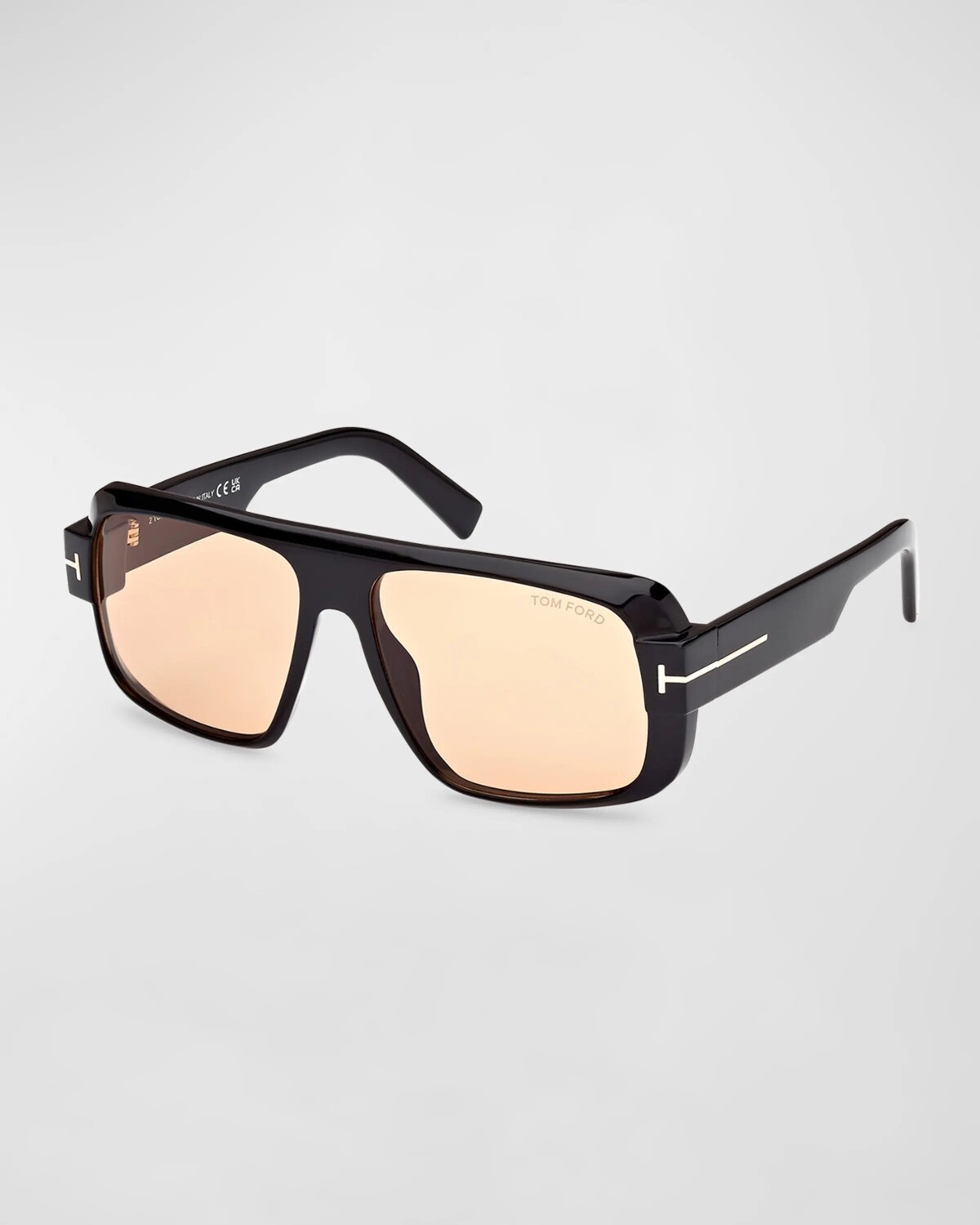 Мужские прямоугольные солнцезащитные очки Turner из ацетата TOM FORD, цвет Black Photochromic Peach Lens
Мужские прямоугольные солнцезащитные очки Turner из ацетата TOM FORD, цвет Black Photochromic Peach Lens