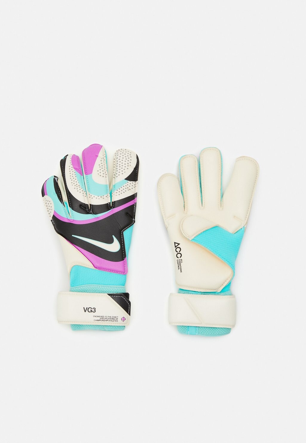 Перчатки вратарские Vapor Grip3 Unisex Nike, цвет black/hyper turq/rush fuchsia/white
Перчатки вратарские Vapor Grip3 Unisex Nike, цвет black/hyper turq/rush fuchsia/white