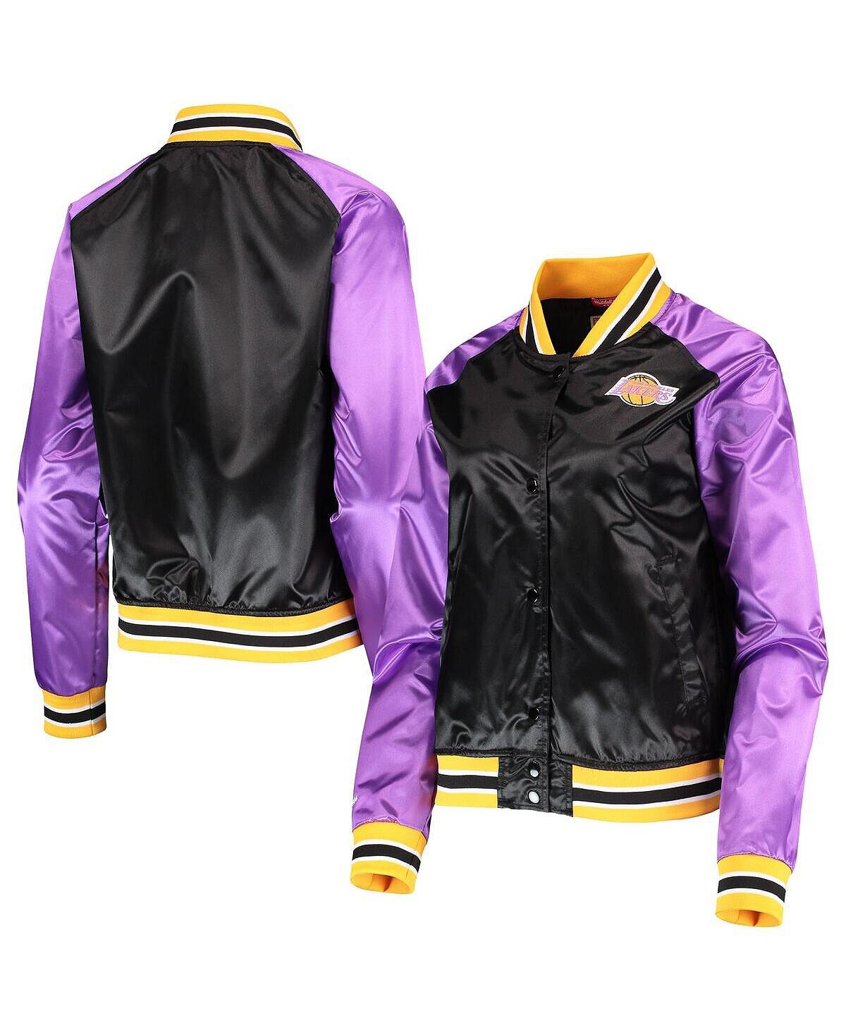 Женская черная атласная куртка с длинными кнопками Los Angeles Lakers Hardwood Classics реглан Mitchell & Ness, черный
Женская черная атласная куртка с длинными кнопками Los Angeles Lakers Hardwood Classics реглан Mitchell & Ness, черный