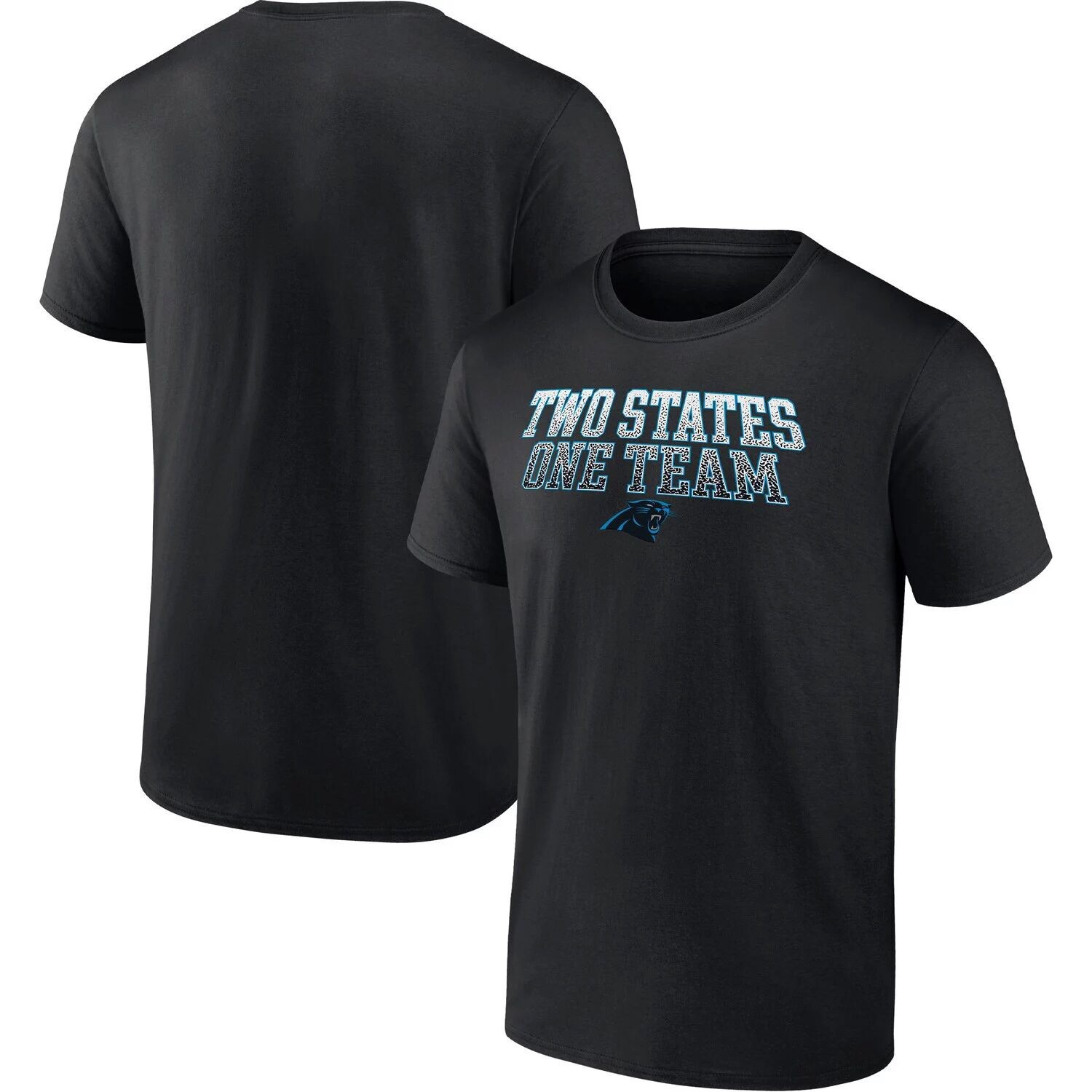Мужская черная футболка с логотипом Carolina Panthers Two States One Team Heavy Hitter Fanatics, Черный
Мужская черная футболка с логотипом Carolina Panthers Two States One Team Heavy Hitter Fanatics, Черный