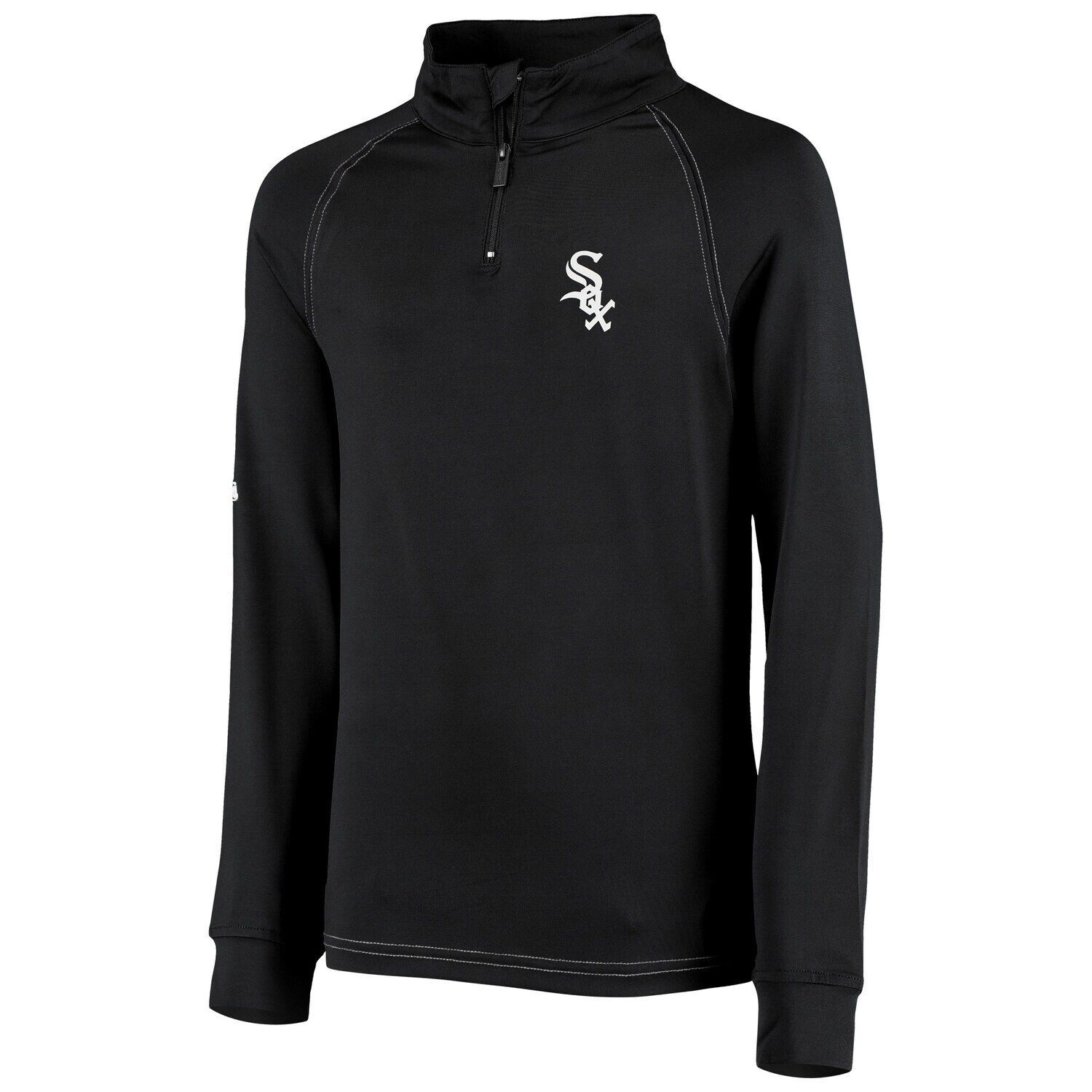 Черная куртка с молнией четверть реглан Youth Stitches Chicago White Sox Stitches
Черная куртка с молнией четверть реглан Youth Stitches Chicago White Sox Stitches
